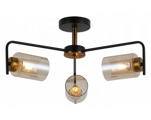 Люстра на штанге ILLUMICO IL8248-3COU-79 BK GD Люстра на штанге ILLUMICO IL8248-3COU-79 BK GD