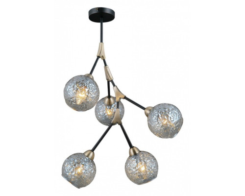 Люстра на штанге ILLUMICO IL0263-5PSQ-79 BK AB Люстра на штанге ILLUMICO IL0263-5PSQ-79 BK AB