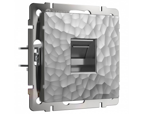 Розетка Ethernet RJ-45 Werkel Hammer серебряный W1281006 Розетка Ethernet RJ-45 Werkel Hammer серебряный W1281006