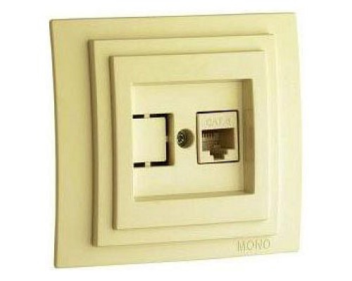Розетка Ethernet RJ-45 Mono Electric Larissa 103-171705-125 Розетка Ethernet RJ-45 Mono Electric Larissa 103-171705-125