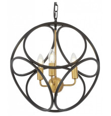 Подвесная люстра LUMINA DECO Casai LDP 1243-3 BK+MD