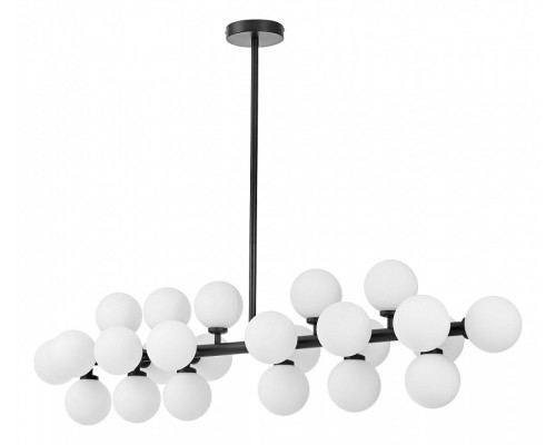 Люстра на штанге LUMINA DECO Marsiada LDP 6033-24 BK Люстра на штанге LUMINA DECO Marsiada LDP 6033-24 BK