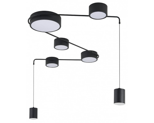 Потолочная люстра Indigo Modulo 14028/7С Black Потолочная люстра Indigo Modulo 14028/7С Black