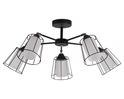 Потолочная люстра Imex MD.24380 MD.24380-5-S BK+CH Потолочная люстра Imex MD.24380 MD.24380-5-S BK+CH