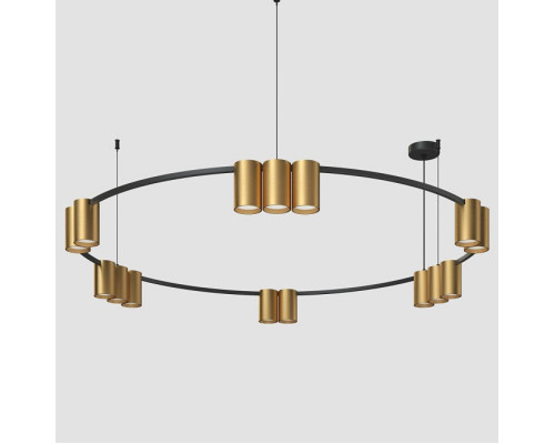 Подвесная люстра Denkirs Orbit DK4067-BK+SG Подвесная люстра Denkirs Orbit DK4067-BK+SG