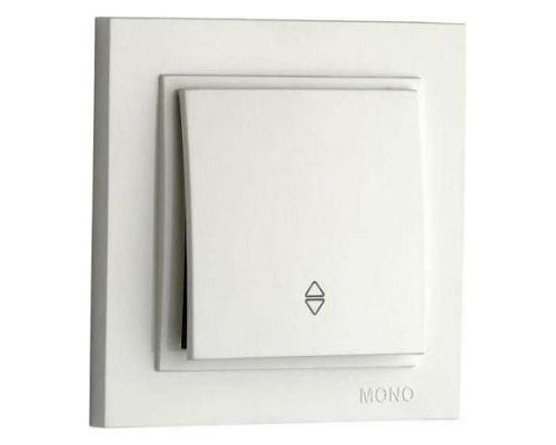 Выключатель проходной одноклавишный Mono Electric Despina 102-010025-109 Выключатель проходной одноклавишный Mono Electric Despina 102-010025-109