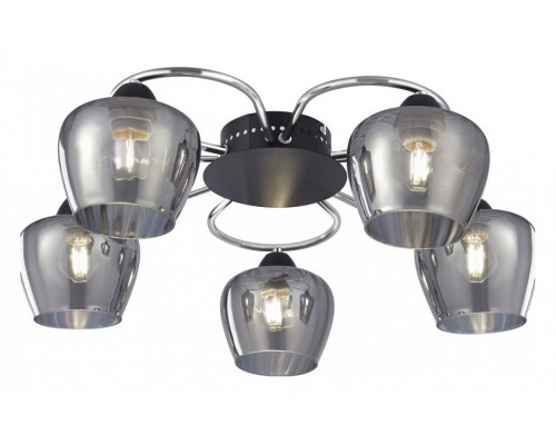 Потолочная люстра Arte Milano AMALFI-321508 321508/5 CR+BK Потолочная люстра Arte Milano AMALFI-321508 321508/5 CR+BK