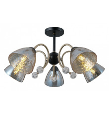 Люстра на штанге ILLUMICO  IL0230-5CSQ-29 BK AB