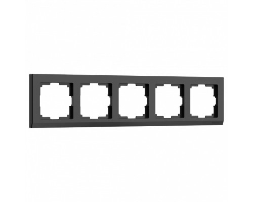 Рамка на 5 постов Werkel Stark (черный) W0051808