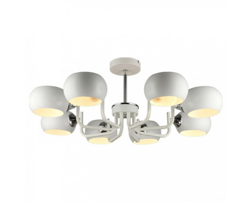 Люстра на штанге Imex MD.4914 MD.4914-8-S WH+CH Люстра на штанге Imex MD.4914 MD.4914-8-S WH+CH