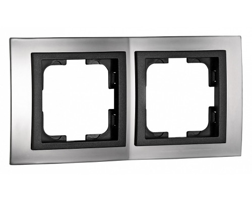 Рамка на 2 поста Mono Electric Chrome 106-410000-161 Рамка на 2 поста Mono Electric Chrome 106-410000-161