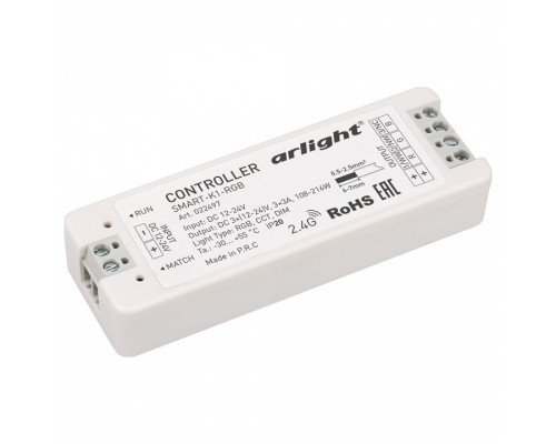 Контроллер-регулятор цвета RGB Arlight SMART-K 022497 Контроллер-регулятор цвета RGB Arlight SMART-K 022497