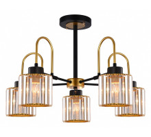 Люстра на штанге ILLUMICO  IL1305-5CPA-29 BK GD