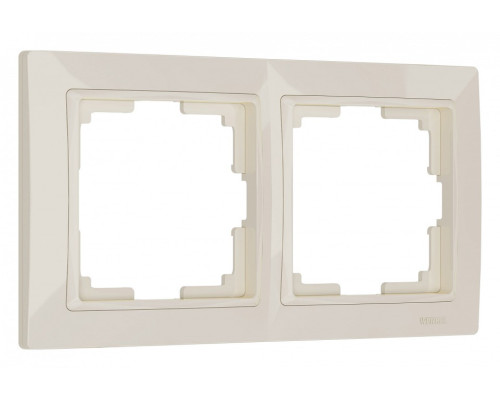 Рамка на 2 поста Werkel Snabb Basic (слоновая кость) W0022003 Рамка на 2 поста Werkel Snabb Basic (слоновая кость) W0022003