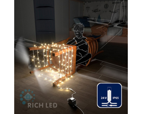 Гирлянда Нить RL-S10C-24V-R RL-S10C-24V-RW/WW Гирлянда Нить RL-S10C-24V-R RL-S10C-24V-RW/WW