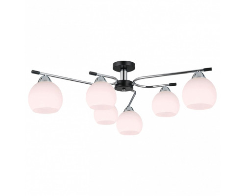 Потолочная люстра ILLUMICO LIBRA IL0638-6CSQ-24 CR BK LIBRA Потолочная люстра ILLUMICO LIBRA IL0638-6CSQ-24 CR BK LIBRA