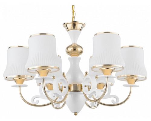 Подвесная люстра Arte Milano Florentia-1097 301097/6 Wh/Gd Подвесная люстра Arte Milano Florentia-1097 301097/6 Wh/Gd