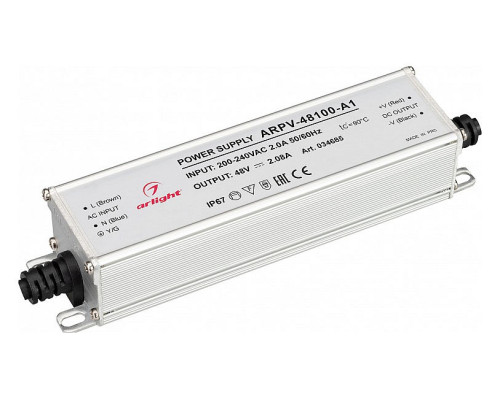 Блок питания с проводом Arlight ARPV 034685 Блок питания с проводом Arlight ARPV 034685