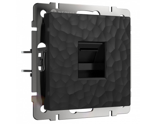 Розетка Ethernet RJ-45 без рамки Werkel Hammer черный W1281008 Розетка Ethernet RJ-45 без рамки Werkel Hammer черный W1281008