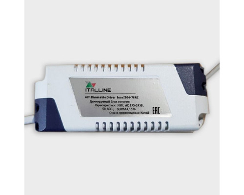 Блок питания Italline IT04-78RC Driver for IT04-78RC Блок питания Italline IT04-78RC Driver for IT04-78RC