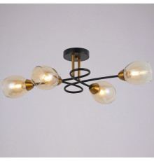 Люстра на штанге ILLUMICO Celeste IL8263-4COU-79 BK GD Celeste