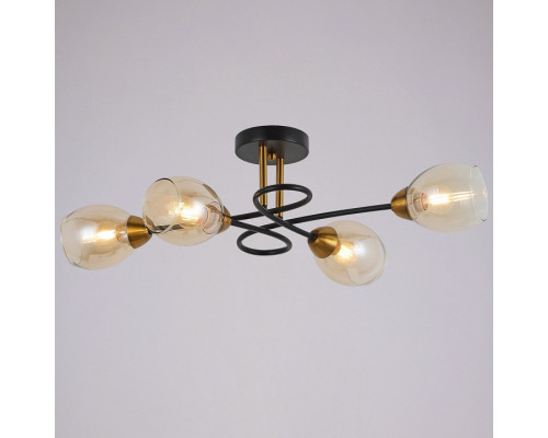 Люстра на штанге ILLUMICO Celeste IL8263-4COU-79 BK GD Celeste Люстра на штанге ILLUMICO Celeste IL8263-4COU-79 BK GD Celeste