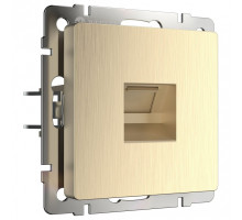 Розетка Ethernet RJ-45 без рамки Werkel шампань рифленый W1181010