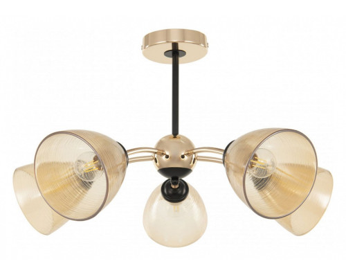 Люстра на штанге Arte Milano Napoli-329007 329007/5 GD.BK Люстра на штанге Arte Milano Napoli-329007 329007/5 GD.BK