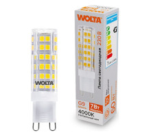 Лампа светодиодная Wolta  G9 7Вт 4000K WSTD-JCD-7W4KG9-C