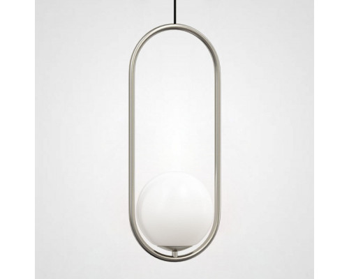 Подвесной светильник Imperiumloft Matthew Mccormick Hoop Silver Mila Pendant HOOP-B01 Подвесной светильник Imperiumloft Matthew Mccormick Hoop Silver Mila Pendant HOOP-B01