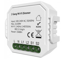 Контроллер-диммер Wi-Fi для смартфонов и планшетов Denkirs Relay RL1004-DM/1