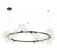 Подвесная люстра LUMINA DECO MERIDO LDP 7033-24 BK+CL