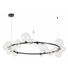 Подвесная люстра LUMINA DECO MERIDO LDP 7033-24 BK+CL
