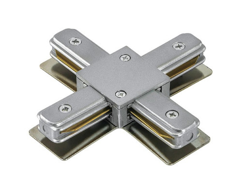 Соединитель с токопроводом X-образный для треков Lightstar Barra 502149 Соединитель с токопроводом X-образный для треков Lightstar Barra 502149