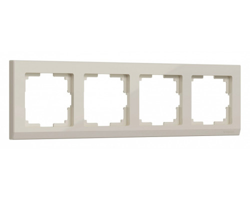 Рамка на 4 поста Werkel Stark (слоновая кость) W0041803 Рамка на 4 поста Werkel Stark (слоновая кость) W0041803