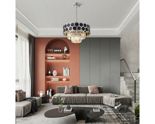 Люстра на штанге Arte Milano Sorrento-5009 375009/3+2/300/380 CR Люстра на штанге Arte Milano Sorrento-5009 375009/3+2/300/380 CR