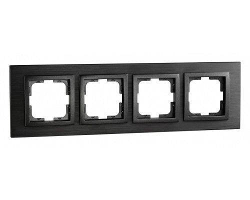 Рамка на 4 поста Mono Electric Style Aluminium 107-820000-163 Рамка на 4 поста Mono Electric Style Aluminium 107-820000-163