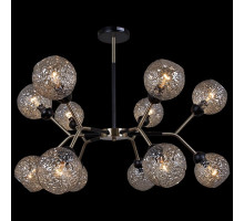 Люстра на штанге ILLUMICO  IL0268-12PSQ-79 BK AB