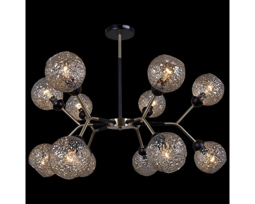 Люстра на штанге ILLUMICO IL0268-12PSQ-79 BK AB Люстра на штанге ILLUMICO IL0268-12PSQ-79 BK AB