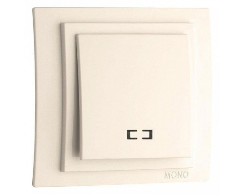 Выключатель одноклавишный с подсветкой Mono Electric Larissa 103-010125-101 Выключатель одноклавишный с подсветкой Mono Electric Larissa 103-010125-101