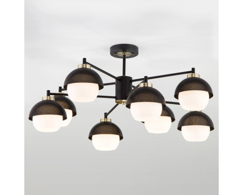 Люстра на штанге Eurosvet Nocciola 70106/8 черный Люстра на штанге Eurosvet Nocciola 70106/8 черный