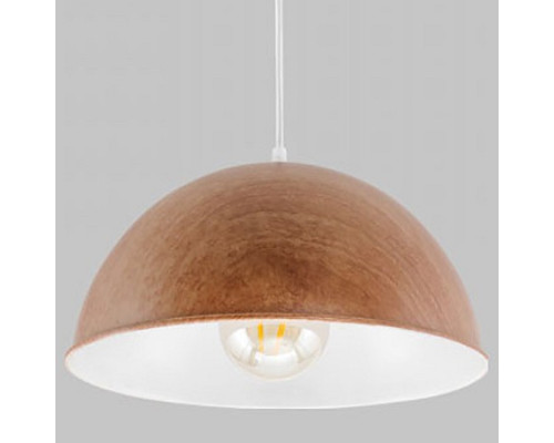 Подвесной светильник Imex MD.5660 MD.5660-1-P-WT+WOOD Подвесной светильник Imex MD.5660 MD.5660-1-P-WT+WOOD