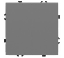 Выключатель двухклавишный без рамки Stekker RSW10-5104-10 49944