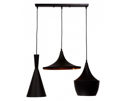 Подвесной светильник LUMINA DECO Foggi LDP 7712-3 PR BK Подвесной светильник LUMINA DECO Foggi LDP 7712-3 PR BK