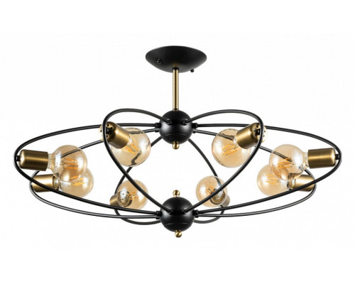 Люстра на штанге Arte Lamp Glasgow A1963PL-8BK Люстра на штанге Arte Lamp Glasgow A1963PL-8BK