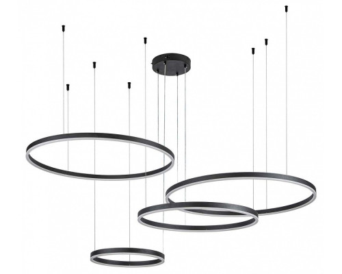 Подвесной светильник Indigo Galass 14001/4P Black Подвесной светильник Indigo Galass 14001/4P Black