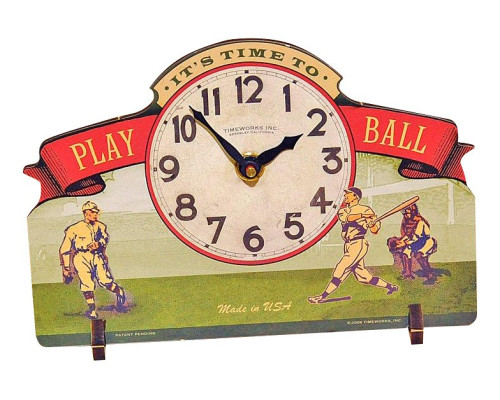 Настольные часы (12x19 см) Baseball POTBPB Настольные часы (12x19 см) Baseball POTBPB
