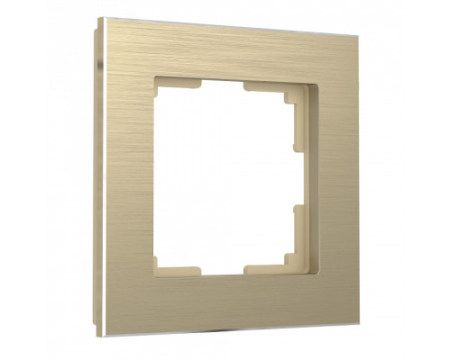 Рамка на 1 пост Werkel Aluminium (шампань) W0011711 Рамка на 1 пост Werkel Aluminium (шампань) W0011711