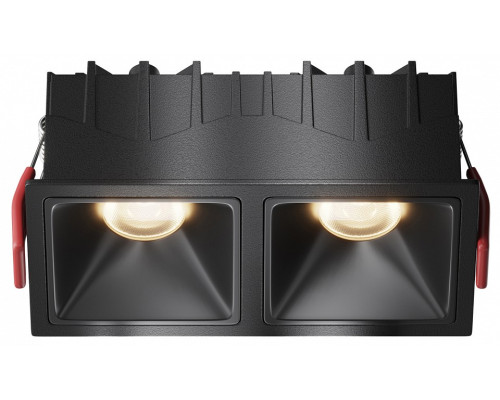 Встраиваемый светильник Maytoni Alfa LED DL043-02-10W3K-SQ-B-1 Встраиваемый светильник Maytoni Alfa LED DL043-02-10W3K-SQ-B-1