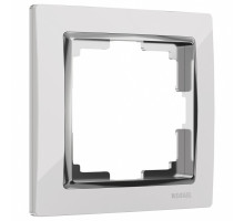 Рамка на 1 пост Werkel Snabb (белый/хром) W0011901